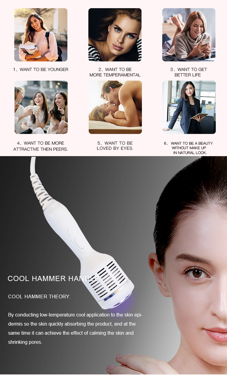 112-in-1 Mesotherapy Injector with Cryo Ice Hammer & Microcurrent