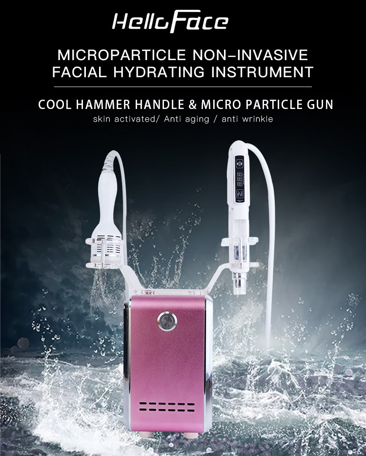 2-in-1 Mesotherapy Injector with Cryo Ice Hammer & Microcurrent