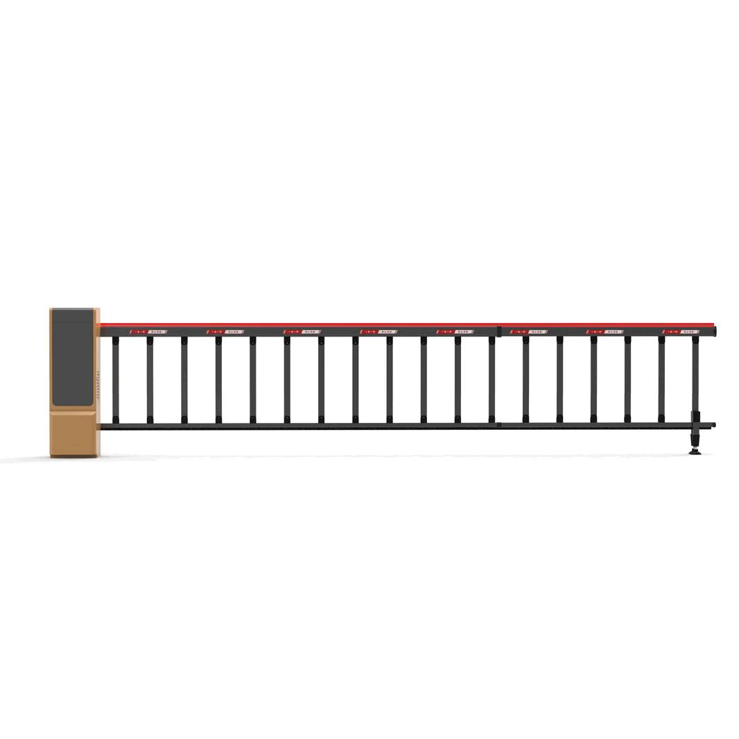 Compact Access Control Boom Barrier with Smart AI Vehicle Recognition Software