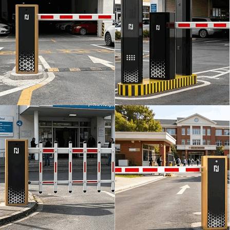 CE Certified Smart ANPR Boom Barrier System with Integrated High-Speed Camera