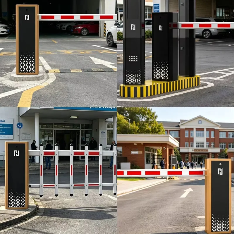 Automated Traffic Boom Barrier Gate for Enhanced Commercial Property Security