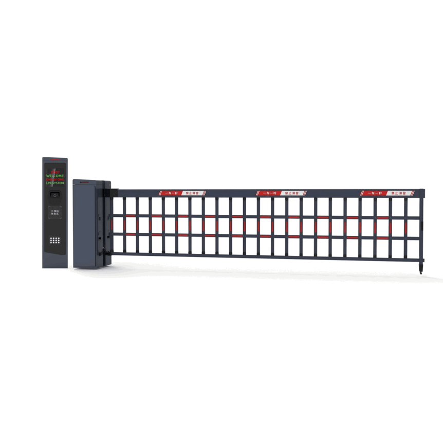 Industrial 24V DC Automatic Traffic Barrier for Efficient Distribution Logistics Hubs