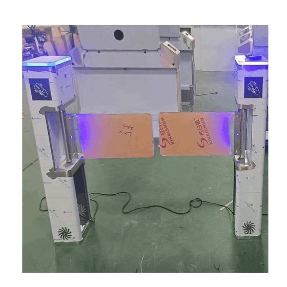 Swing Barrier Supermarket Otomatis Sensor Radar Infrared Pintu Masuk