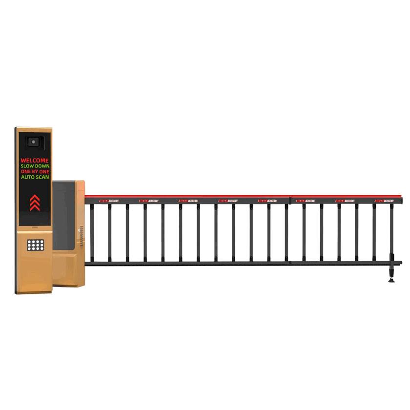 Ticketless Parking Management System with Automated Unmanned Access Boom Barrier