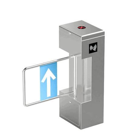 IP68 Waterproof Tripod Turnstile NFC QR Code Access Control Tahan Air Ekstrem